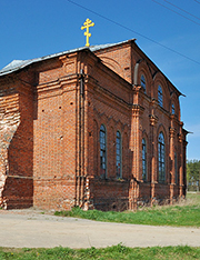 Церковь Святого Николая Чудотворца при въезде в село Владимирское (не достроена)